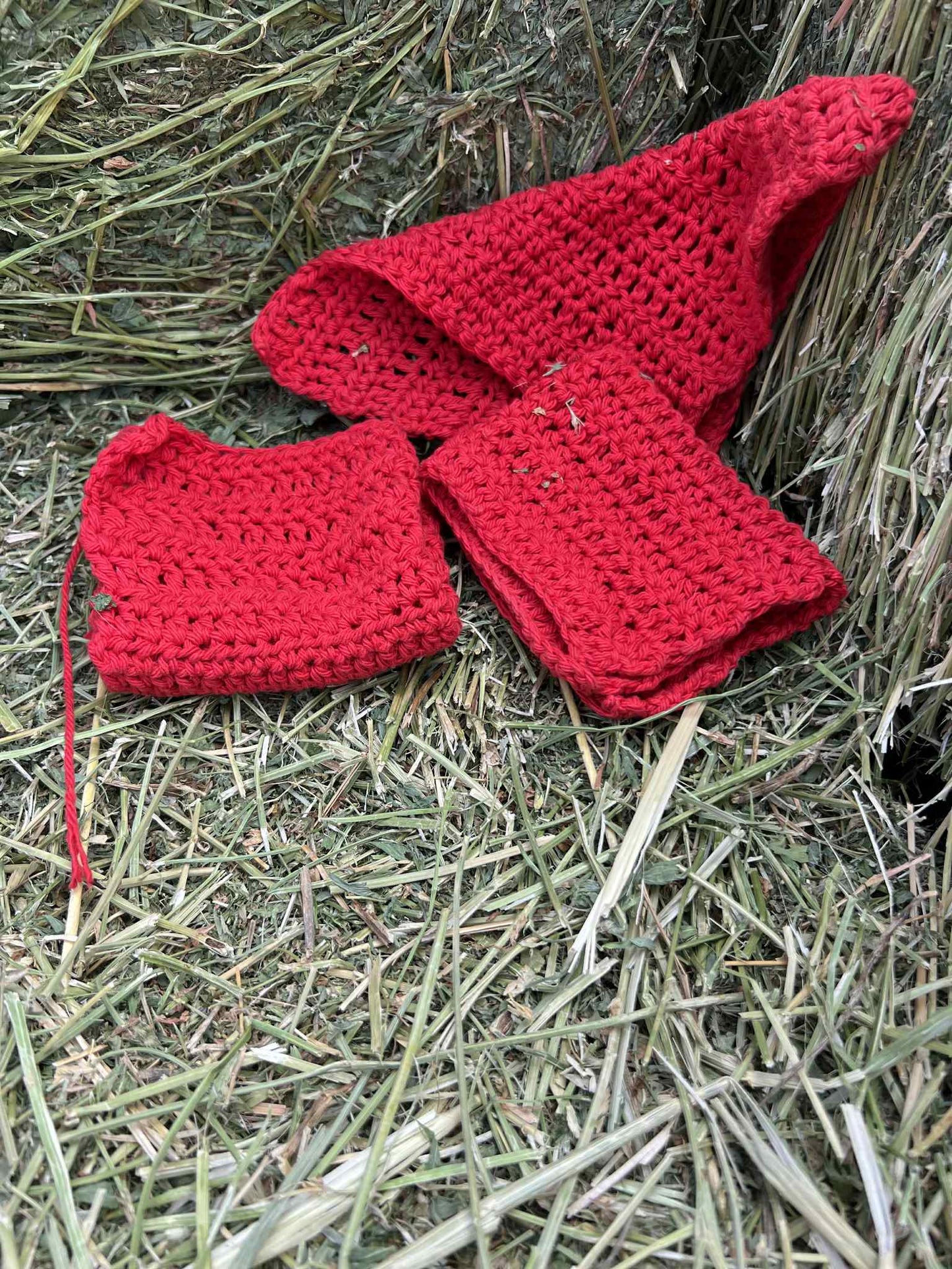 Cozy Scrub Goblins – Handmade Cotton Washcloths (Set of 4)